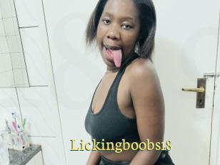 Lickingboobs18